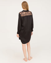 Chemise de Nuit en Soie 22 Momme avec Dentelle